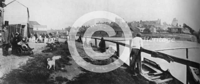 'Rafts, Upper End, about 1850', 1935. Artists: Mr Mundy, Hills and Saunders.