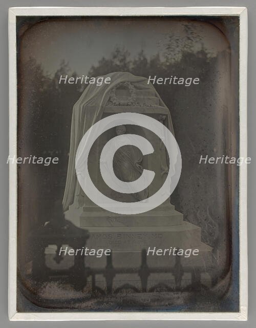 Untitled (Mt. Auburn Cemetery, Cambridge, Massachusetts), 1850. Creators: Albert Sands Southworth, Josiah Johnson Hawes.