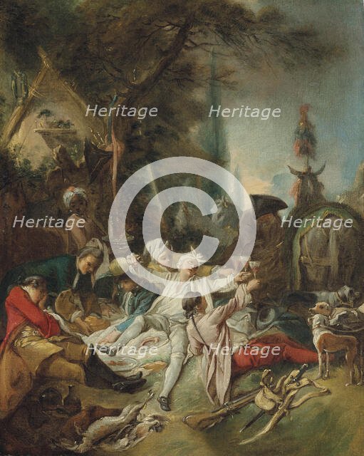 Rest on the hunt. Creator: Boucher, François (1703-1770).