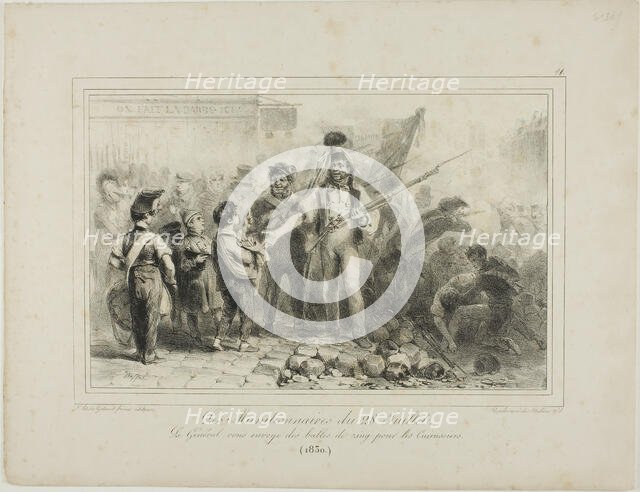 The Munitioners of July 28, 1831. Creator: Auguste Raffet.