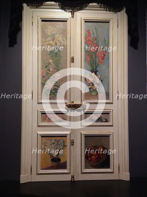 French Door, Paul Durand-Ruel's Grand salon at Rue de Rome, 1883.