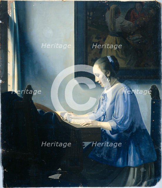 Woman Reading a Letter, 1940.