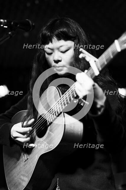 Maya Akechi and Alborg live at Hope & Anchor, Islington, London, May 2025. Creator: Annapaola Marchesani.