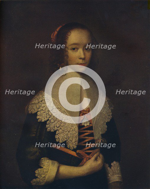 Portrait of a Girl, 17th century, (1916). Artist: Cornelis Janssens van Ceulen