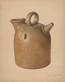 Water Jug, c. 1938. Creator: George Loughridge.