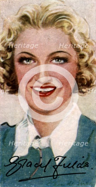 Dame Gracie Fields, (1898-1979), English singer and comedian, 20th century. Artist: Unknown