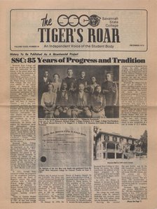 The Tiger's Roar: An Independent Voice of the Student Body, Volume XXXII, 1975-12. Creator: Unknown.
