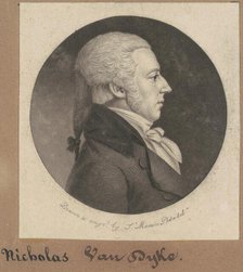 Nicholas Van Dyke, 1802. Creator: Charles Balthazar Julien Févret de Saint-Mémin.