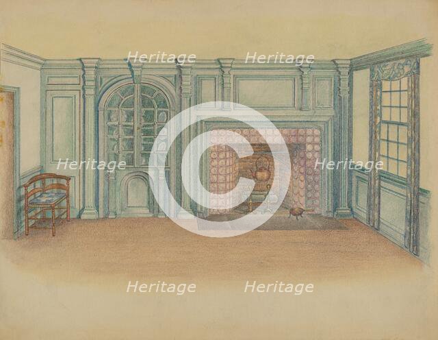 Interior, c. 1936. Creator: Unknown.