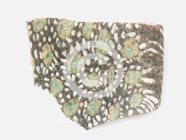 Glass Fragment from a Vessel, Coptic, 4th-early 5th century. Creator: Unknown.