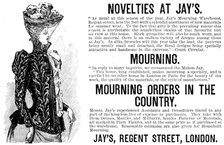 Advertisement for Novelties at Jay’s, 1890. Creator: Unknown.