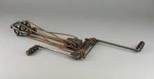 Windlass [pictured on crossbow], France, late 15th/16th cent.(poss. 19th cent... Creator: Unknown.