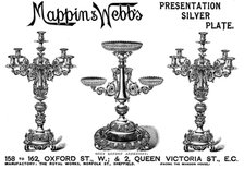 Advertisement for Mappin & Webb's Presentation Silver Plate, 1898. Creator: Unknown.