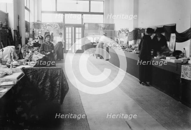 Belgian relief shop, N.Y., between c1910 and c1915. Creator: Bain News Service.