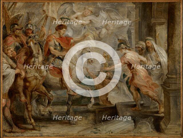 Triumphant Entry of Constantine into Rome, about 1621. Creator: Peter Paul Rubens.