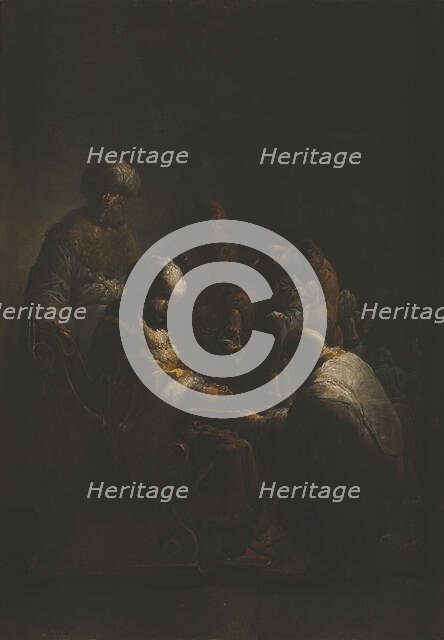 Pilate Washing his Hands, c 1640. Creator: Bramer, Leonaert (1596-1674).