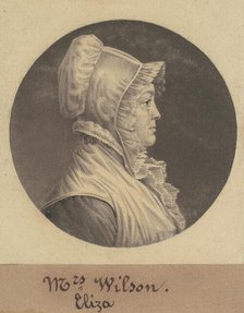 Mary Fleming Lewis, c. 1808. Creator: Charles Balthazar Julien Févret de Saint-Mémin.