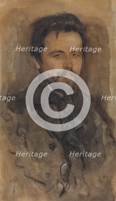 Portrait of the author Anton Chekhov (1860-1904), 1902.