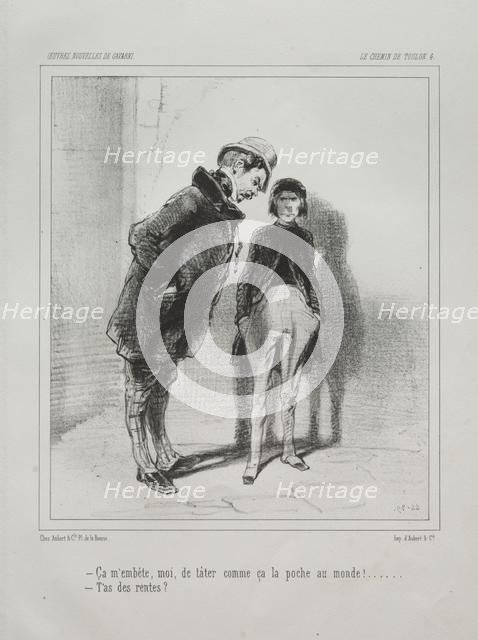 Chemin de Toulon. Creator: Paul Gavarni (French, 1804-1866).