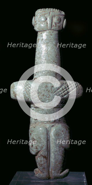 Steatite Cypriot idol, 31st century BC. Artist: Unknown