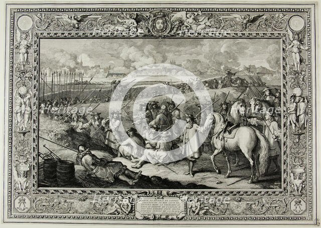 Siege of Tourney MDCLXVII, 1681. Creator: Sebastien Le Clerc.