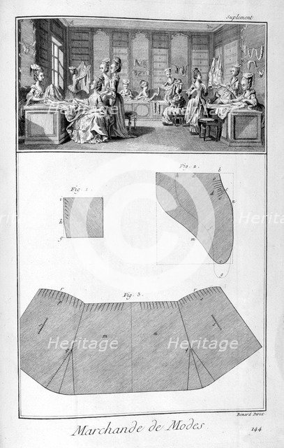 Fashion house, 1751-1777. Artist: Unknown