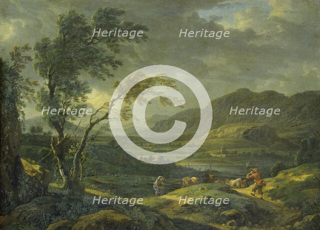 Landscape before a Thunderstorm, 1665-1670. Creator: Johann Franciscus Ermels.