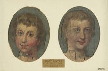 Portraits on silk, c.1680. Creator: Unknown.