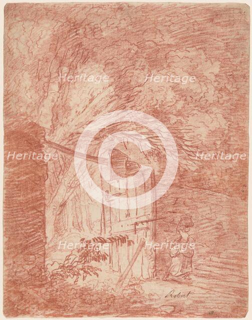 The Garden Gate, 1760/1765. Creator: Hubert Robert.