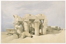 Temple of Sobek and Horuss at Kom Ombo, Egypt, 19th century. Artist: David Roberts