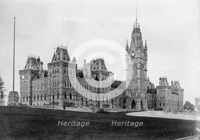 Dominion Of Canada, Parliament Buildings, 1914. Creator: Harris & Ewing.