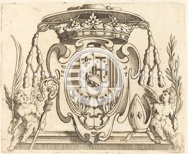 Coat of Arms of Nicolas Francis of Lorraine. Creator: Jacques Callot.