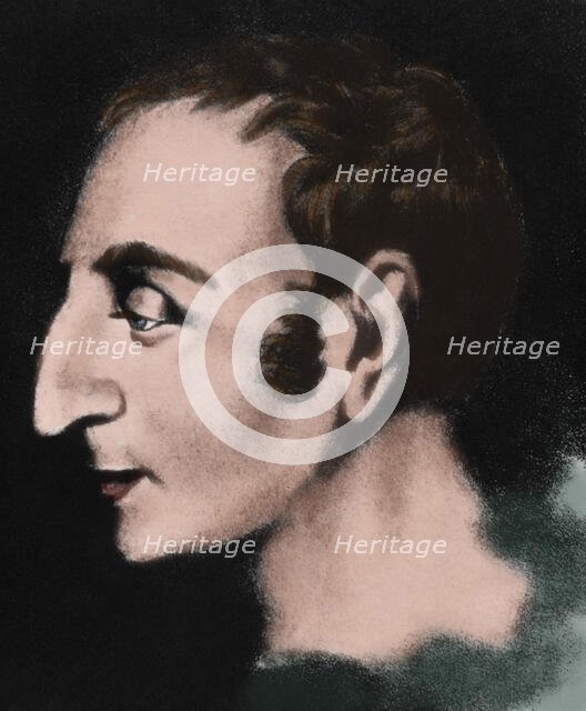 Henri de Saint-Simon (1760- 1825), French early socialist theorist, 1825.  Creator: Unknown.