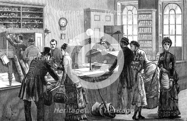 The Lost Property Office, Metropolitan Police Department, Scotland-Yard, 1883. Creator: Unknown.