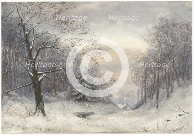 Winter landscape, 1888. Creator: Jan Daniel Cornelis Carel Willem.