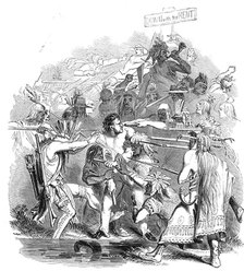 Anti-rent insurrection - attack on the Sheriff of Albany, 1844. Creator: Smyth.