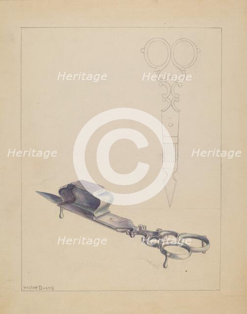 Snuffer, 1935/1942. Creator: Hester Duany.