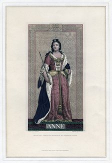 Queen Anne, (19th century). Artist: H Bourne
