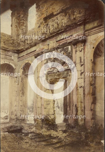 Tuileries Palace in ruins, 1871-1883. Creator: Unknown.