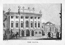 The Bank of England , City of London, c1800.          Artist: Thomas Rothwell