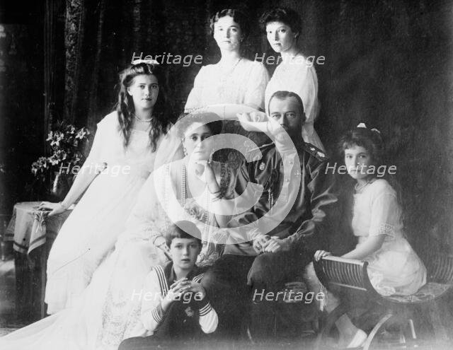Russian Royal Family, 1914. Creator: Bain News Service.