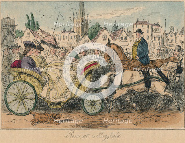 'Rosa at Mayfield', 1860. Artist: John Leech.