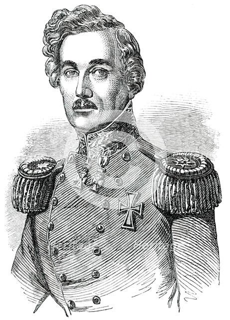 Schleswig-Holstein War - General Krogh, Commander-in-Chief of the Danish Troops, 1850. Creator: Unknown.