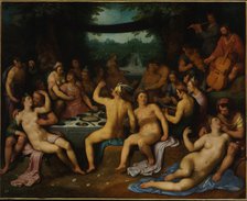 The Golden Age (Bacchanal) or The Garden of Love, 1614. Creator: Haarlem, Cornelis Cornelisz., van (1562-1638).