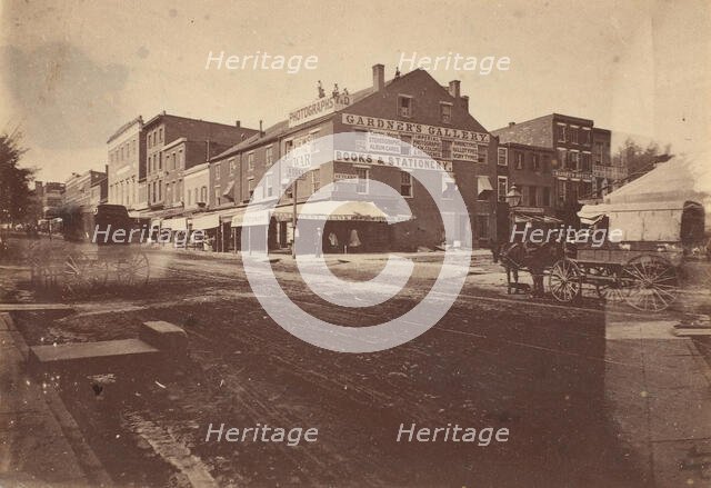 Gardner's Gallery, 7th and D Streets, Washington, D.C., 1864. Creator: Alexander Gardner.