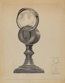Bull's Eye Lantern, c. 1936. Creators: Charles Charon, Charlotte Winter.