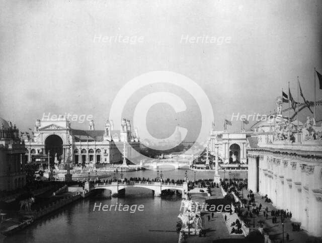 Exposition grounds, World's Columbian Exposition, Chicago, 1893. Creator: Frances Benjamin Johnston.