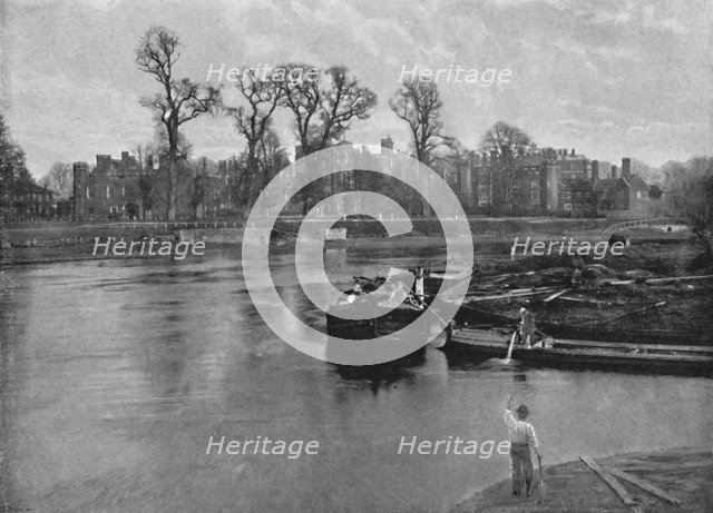 'Hampton Court Palace', c1896. Artist: Poulton & Co.