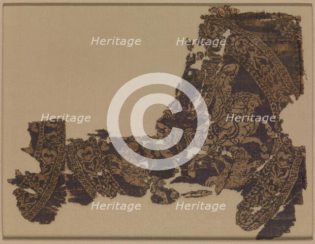 Textile Fragment, Egypt or Syria, 8th century. Creator: Unknown.