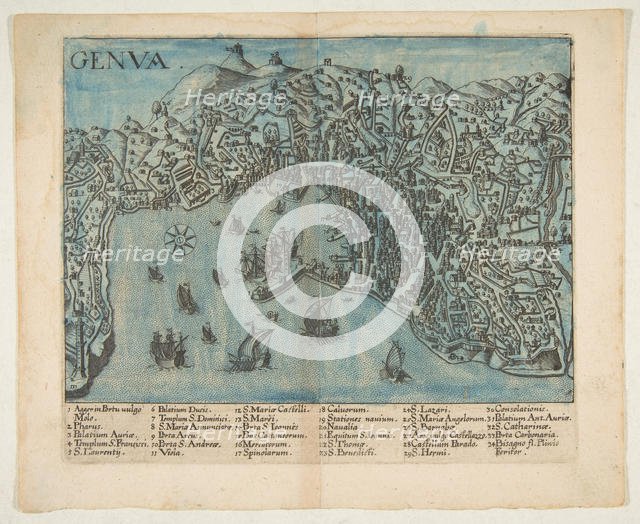 View of Genoa, 1604. Creator: Unknown.
